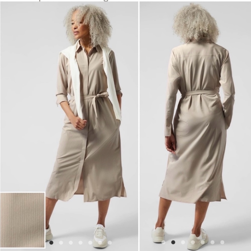 Athleta Urbanite Shirt Dress! Size Medium Brand New!